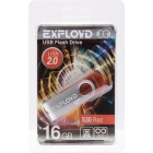 Флеш-накопитель USB  16GB  Exployd  530  красный